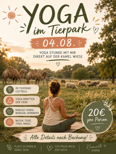 Yoga im Tierpark
